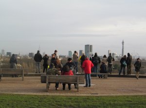 Atop Primrose Hill, and the weather today was mercifully kind ;)...