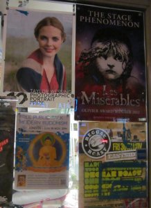 Some posters in a shop window in Camden High Street that caught my attention as I passed by...